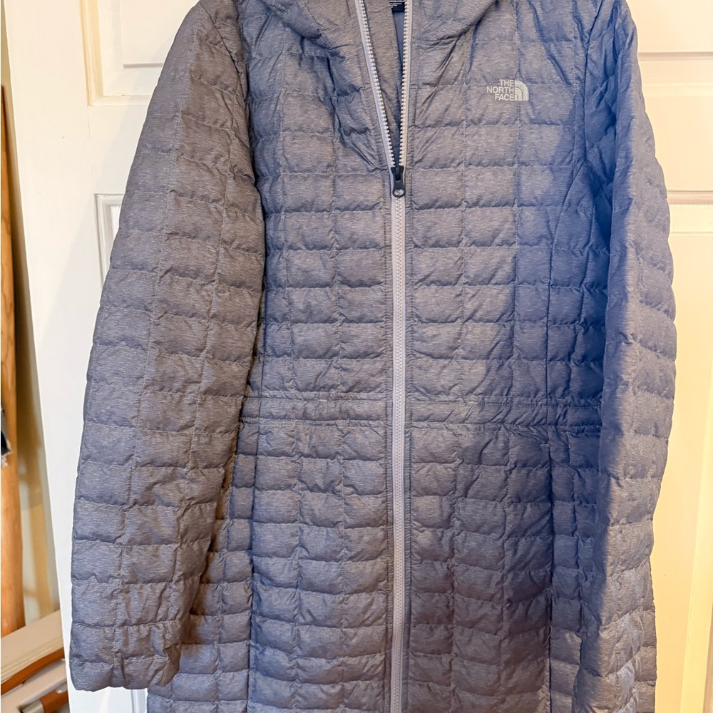 The North Face Women's Quilted Gray Puffer Jacket